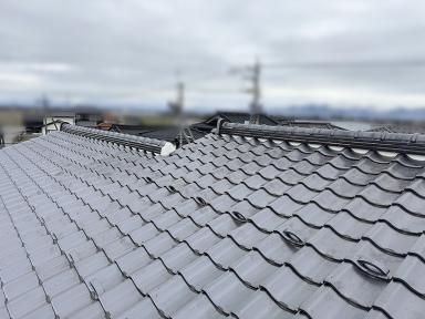 高岡市の棟瓦積みなおし工事
