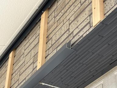 金属サイディング【下地作業】